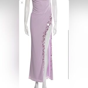Mac Duggal purple gown